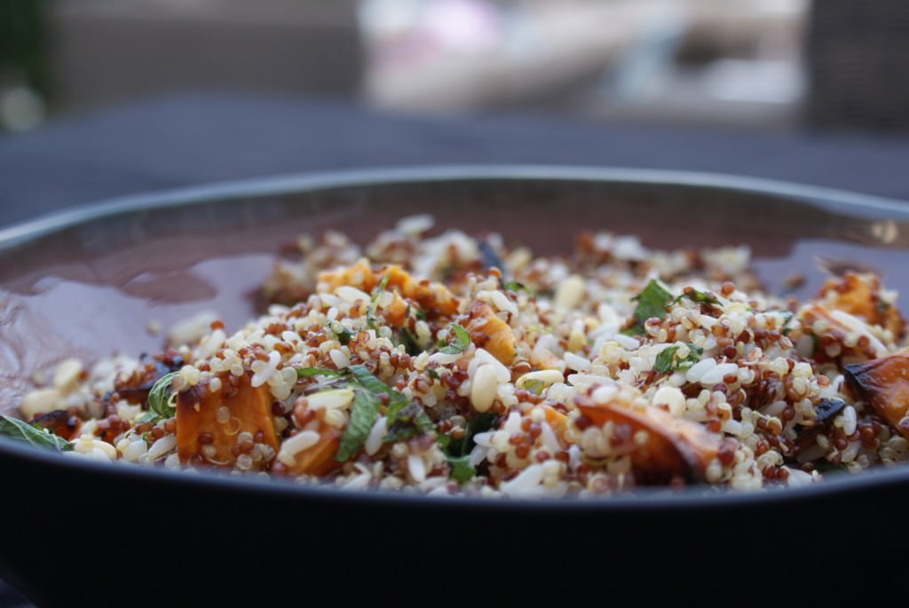 Delicious salad based on a recipe by Yotam Ottolenghi