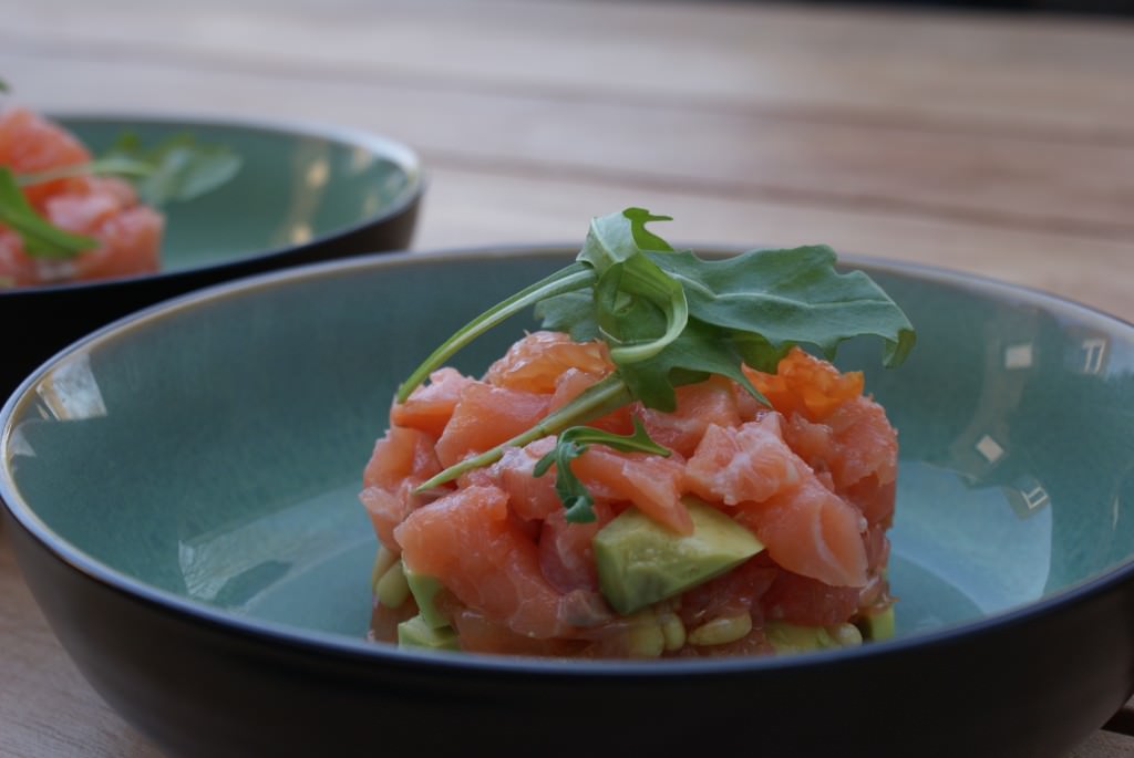 Tartaar van zalm met avocado