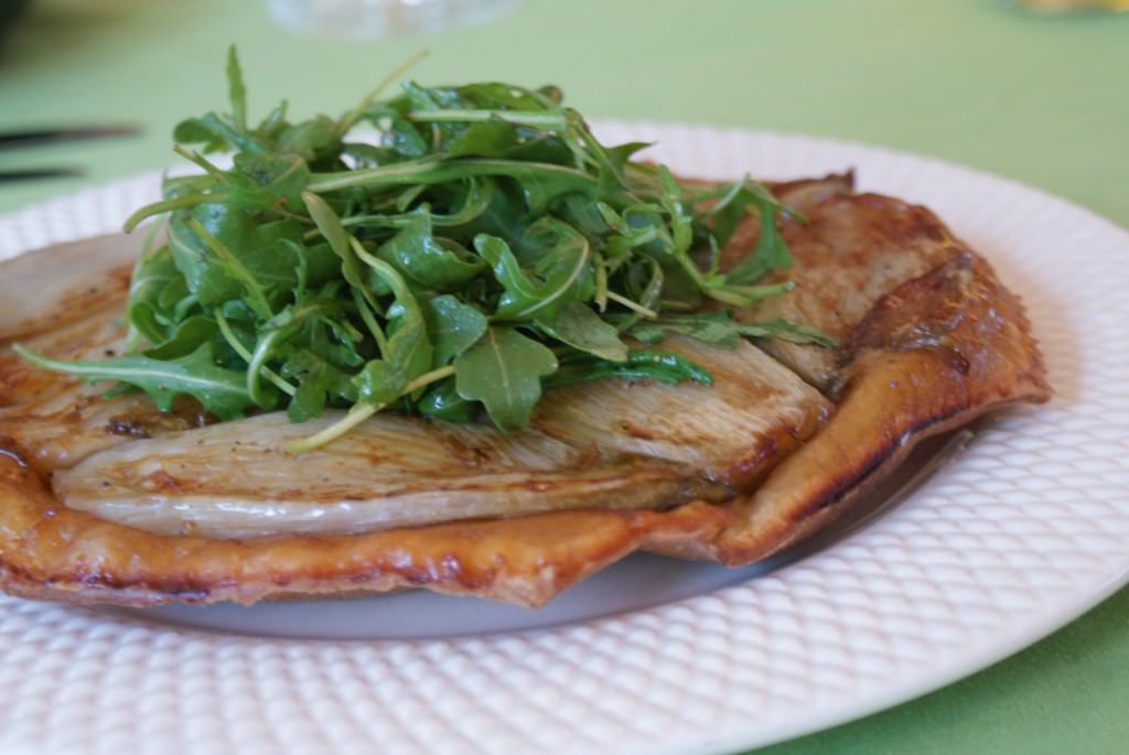 Tarte Tatin of Chicory and Arugula