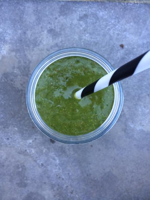 One green smoothie a day keeps the doctor a way...