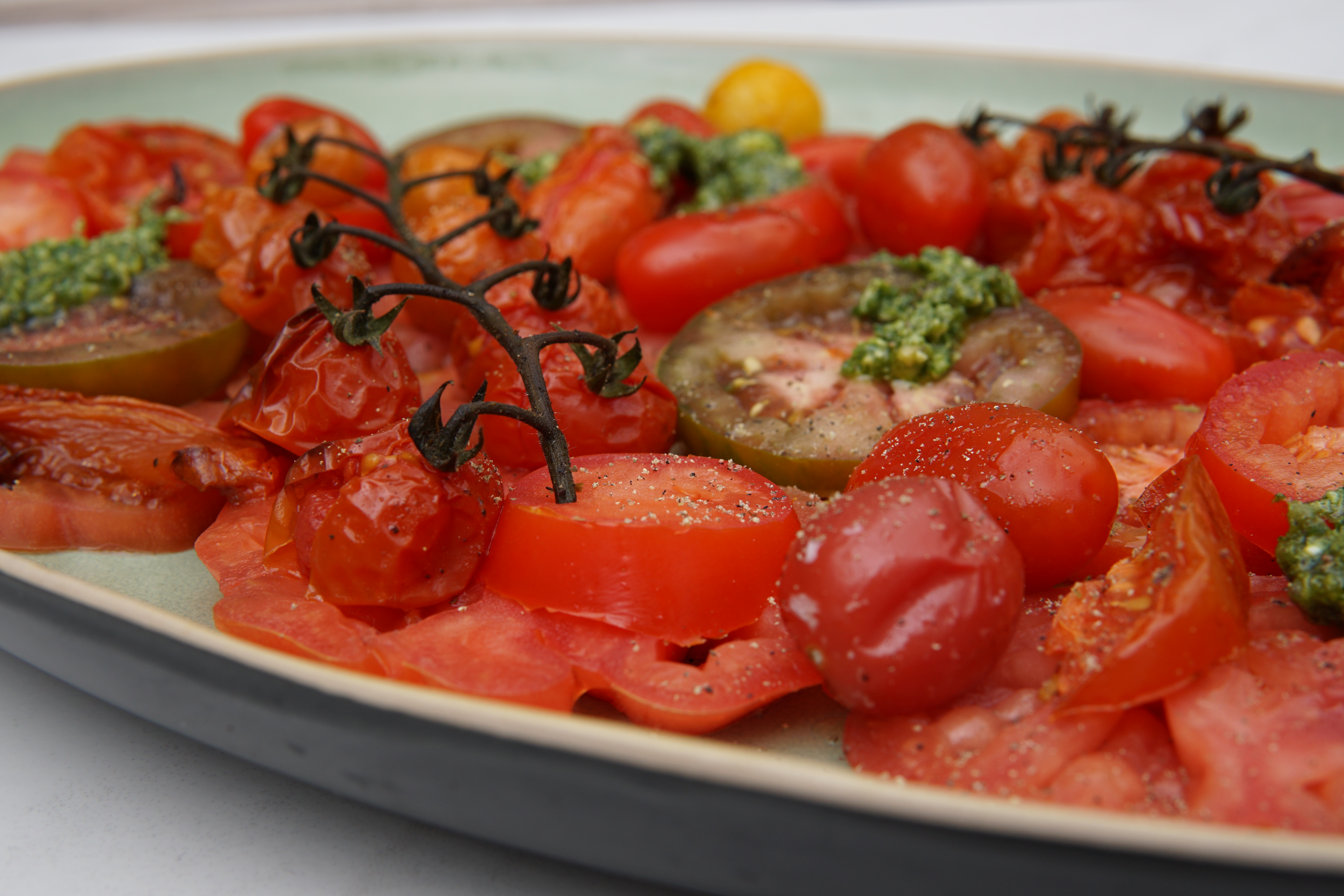 geroosterde tomatensalade