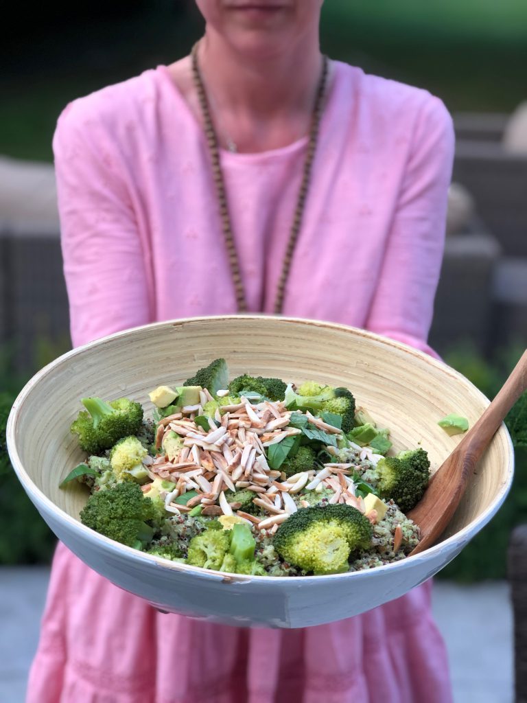 Broccoli quinoa salade: #lekkerinonskot
