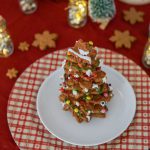glutenvrije kerstboom van kaneelkoekjes